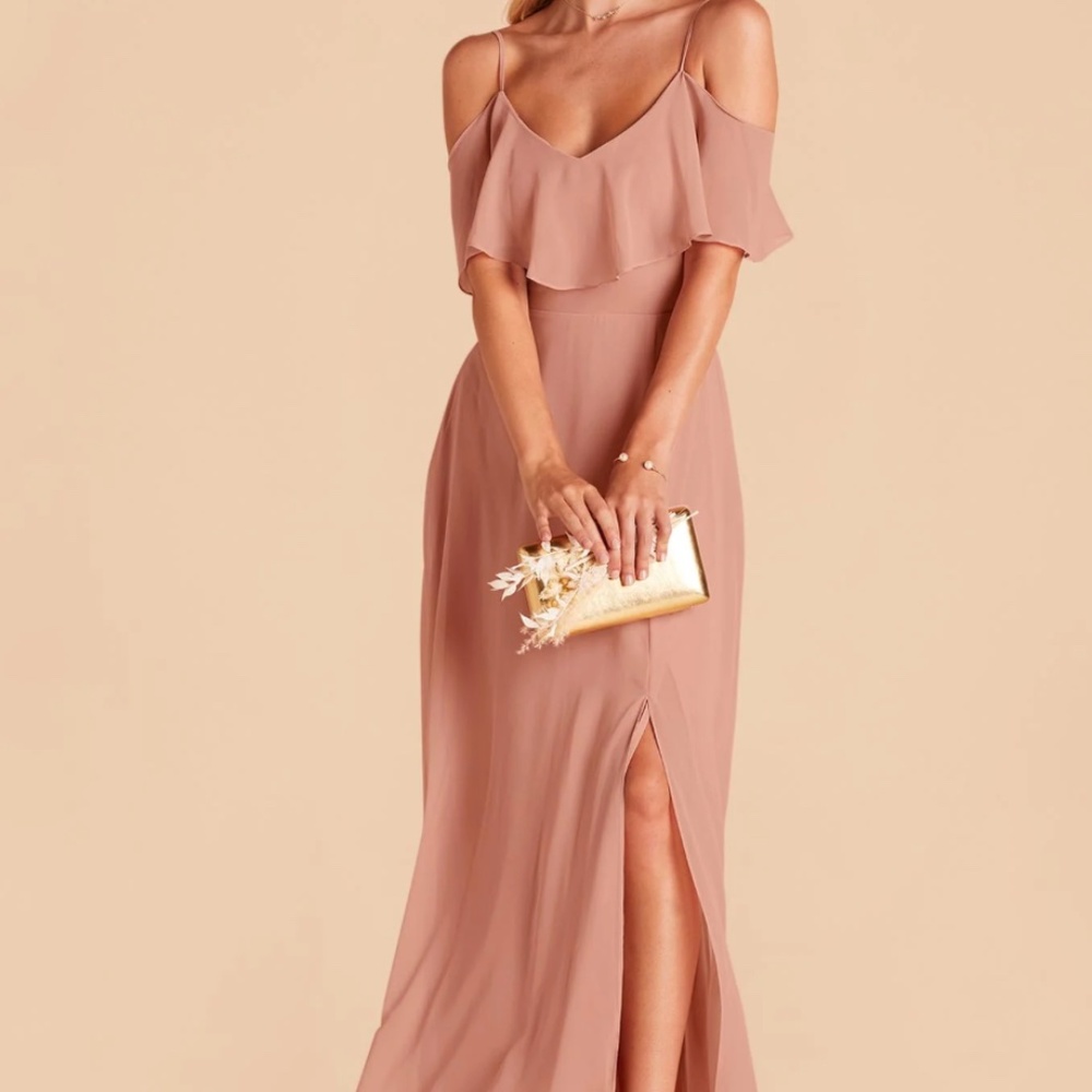 Birdy Grey Jane Convertible Dress with Slit Dusty Rose